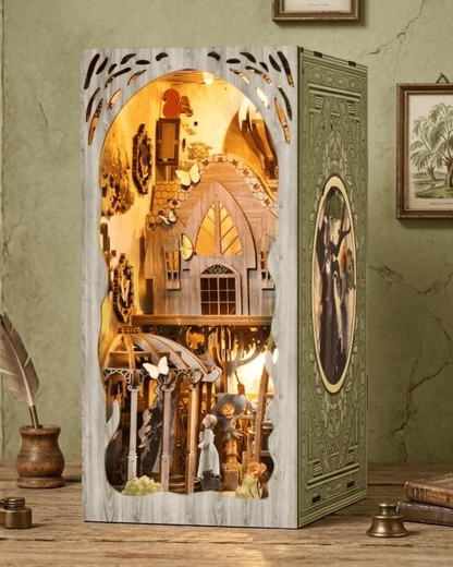 Dorothy's Journey Book Nook - lit facade