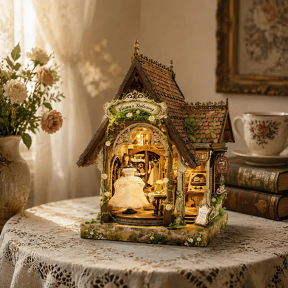 Dream Dress Studio Book Nook - on a table