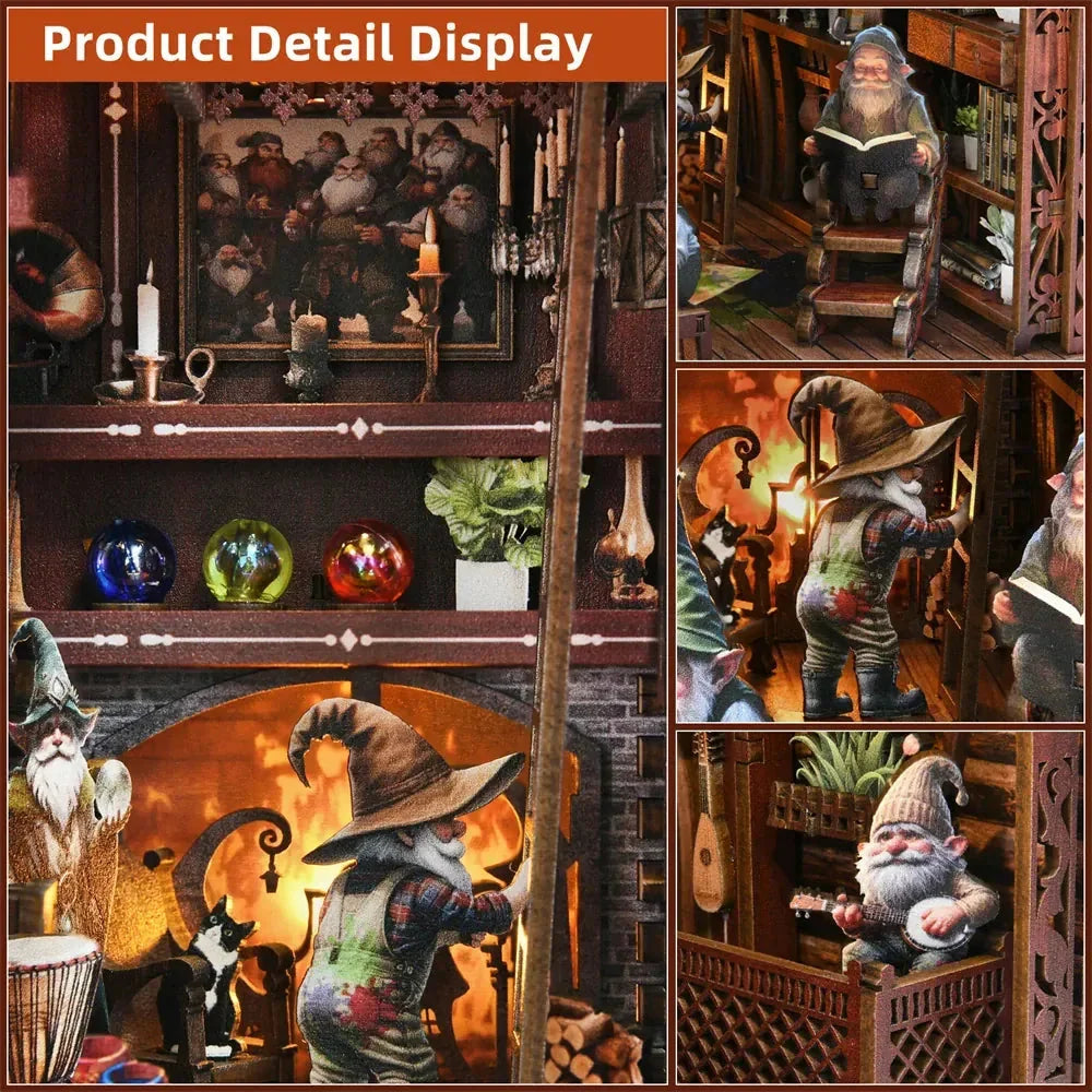 Dwarf's House Book Nook - product details