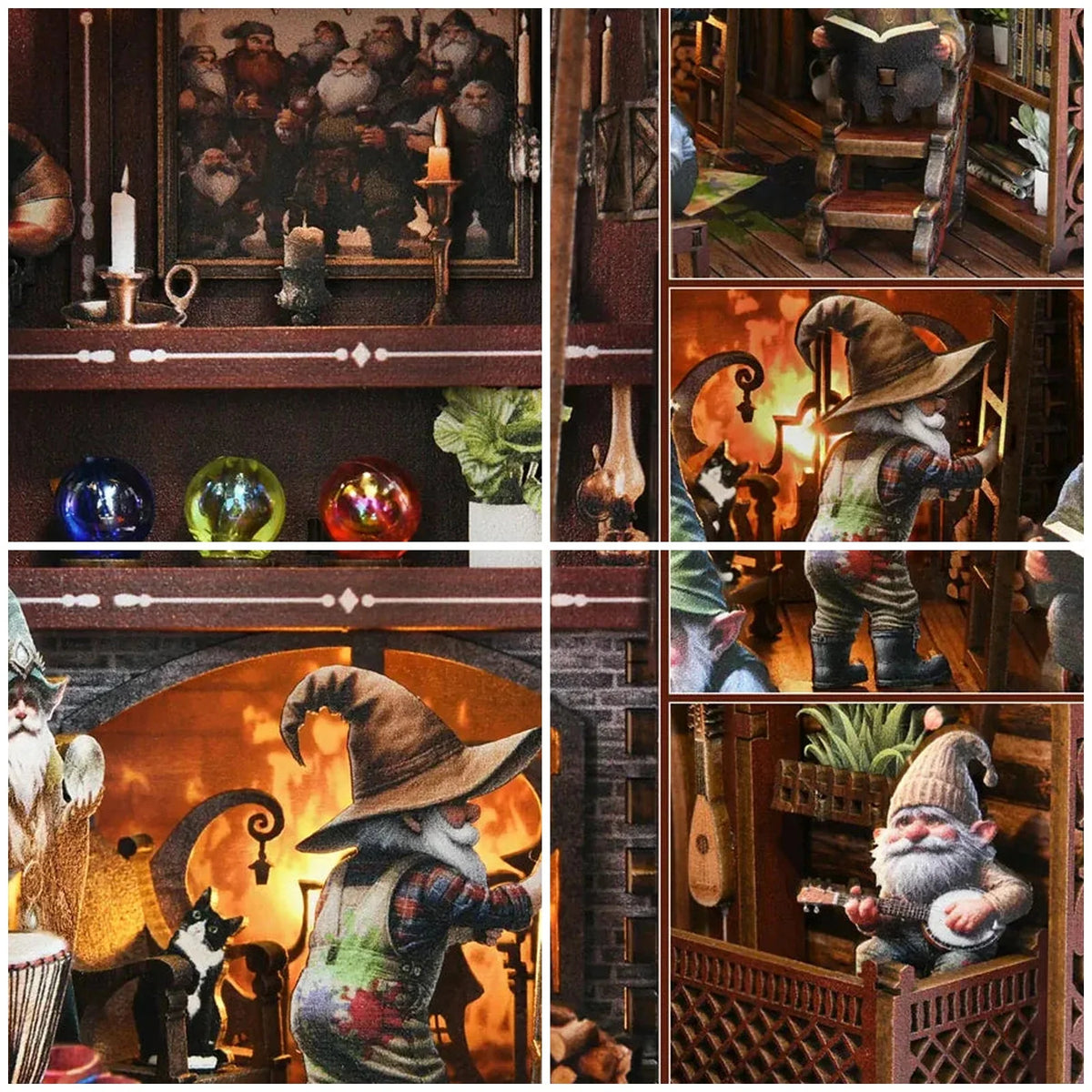 Dwarf's House Book Nook - product details