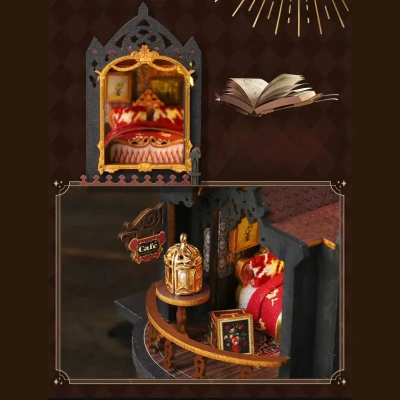 Eltz Castle Book Nook - bedroom and café