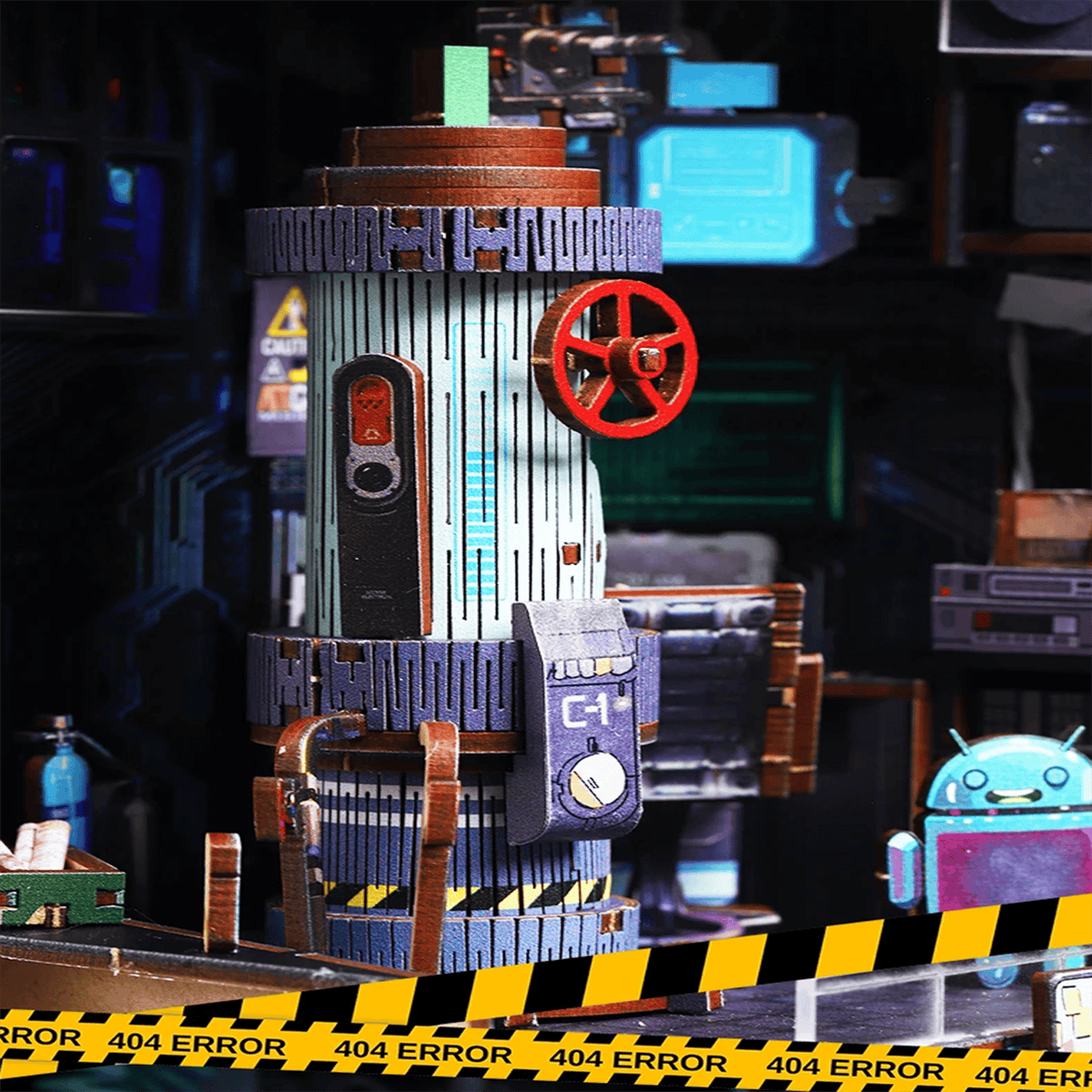 Energy Lab Book Nook - machinery
