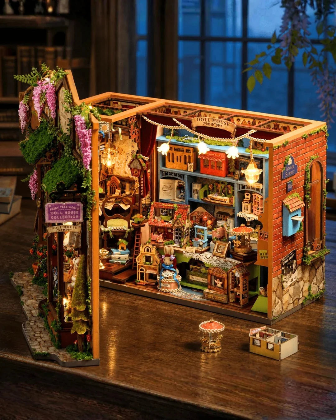 Fairy-Tale Wonderhouse Book Nook - inside the shop