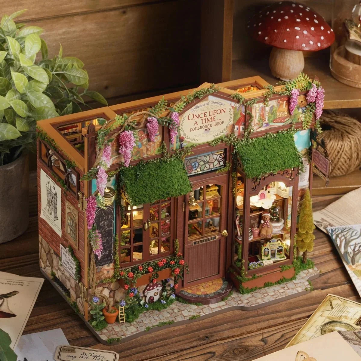 Fairy-Tale Wonderhouse Book Nook - corner view