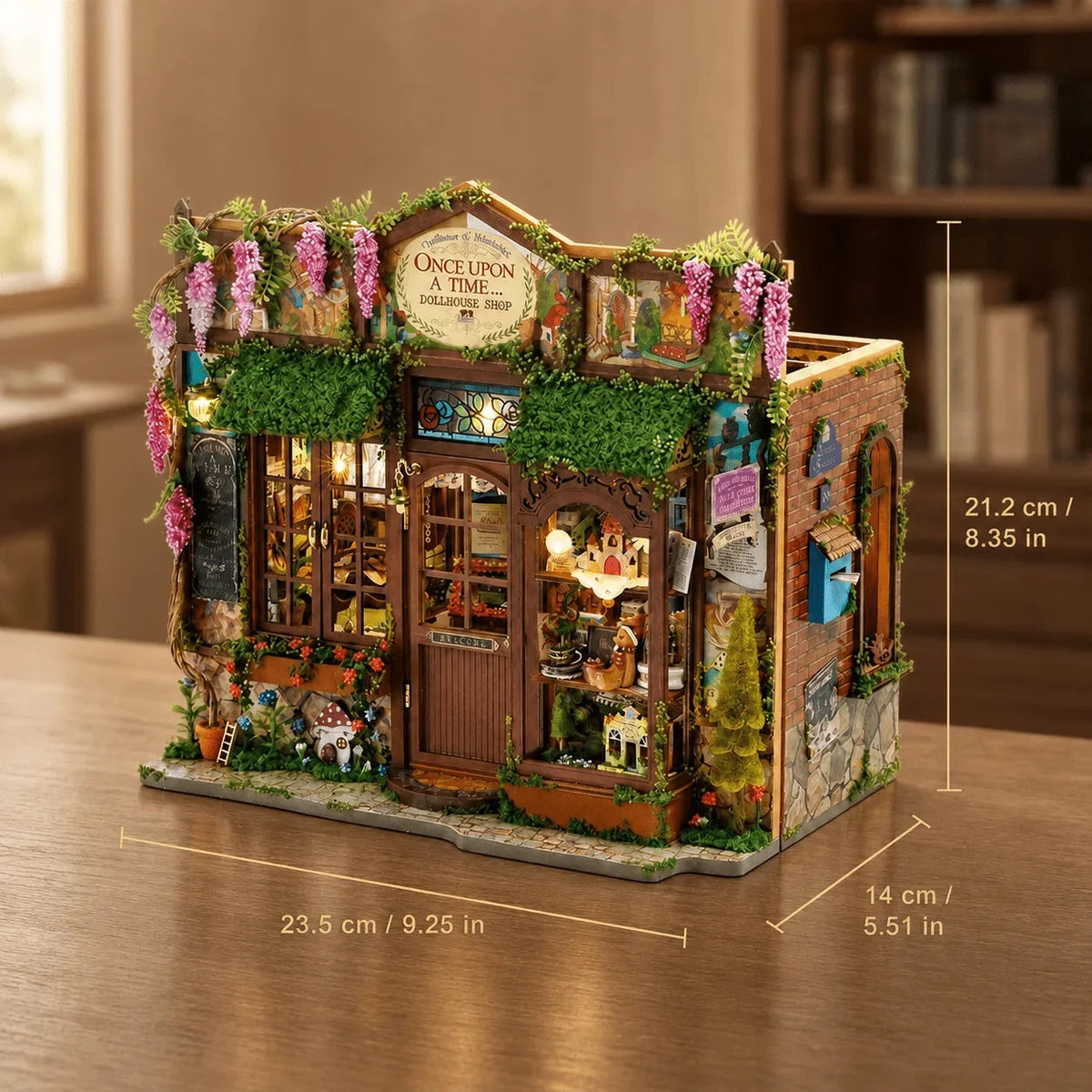 Fairy-Tale Wonderhouse Book Nook - dimensions