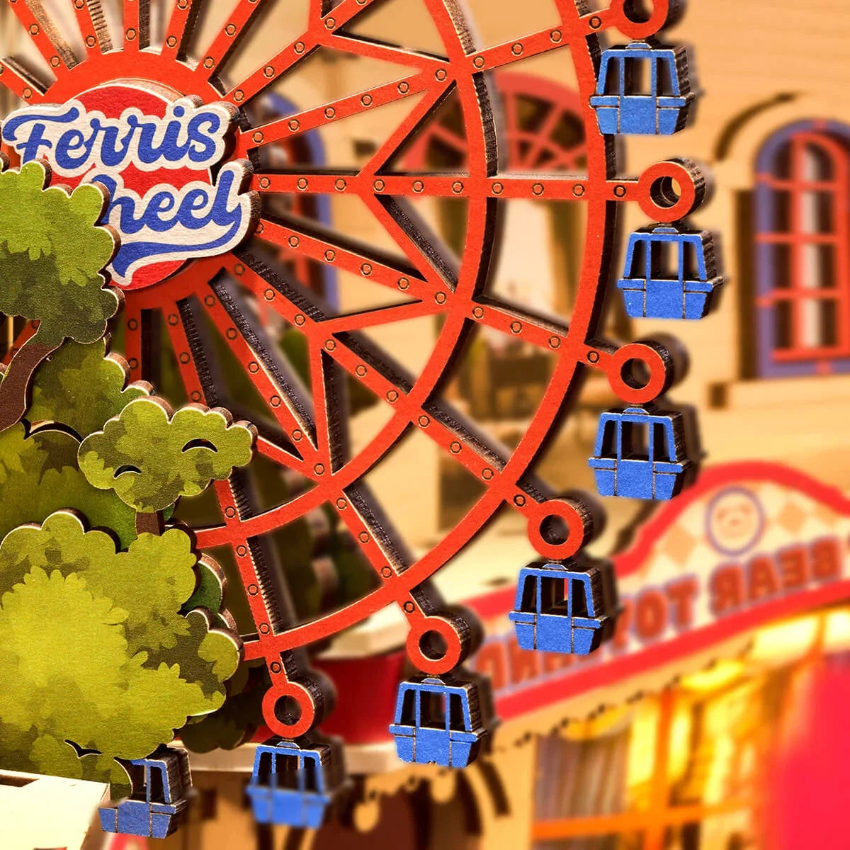 Fairytale Amusement Park Book Nook - Ferris wheel