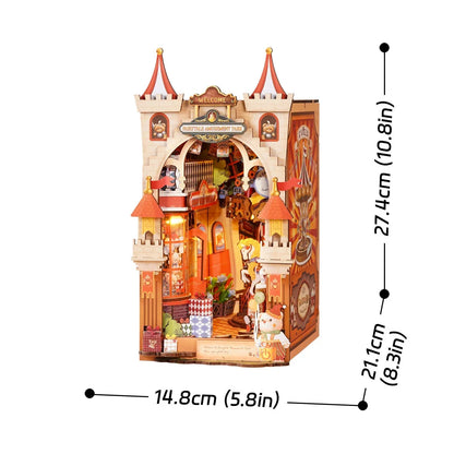 Fairytale Amusement Park Book Nook - dimensions