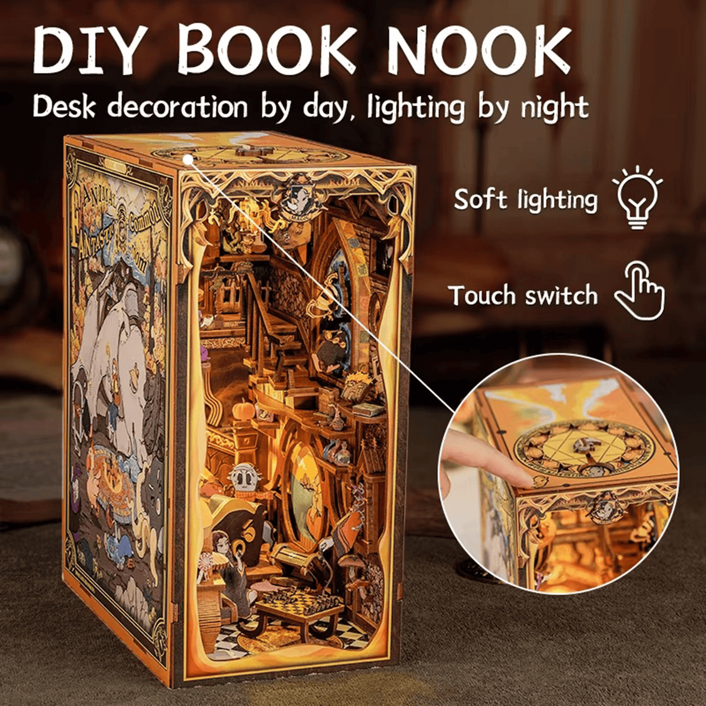 Fantastic Animal Common Room Book Nook (307 pieces)