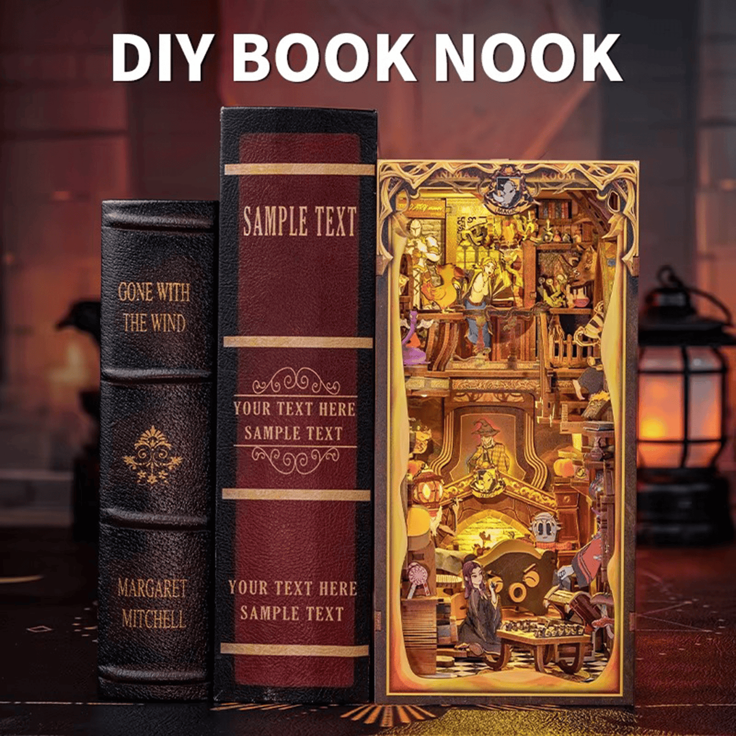 Fantastic Animal Common Room Book Nook (307 pieces)