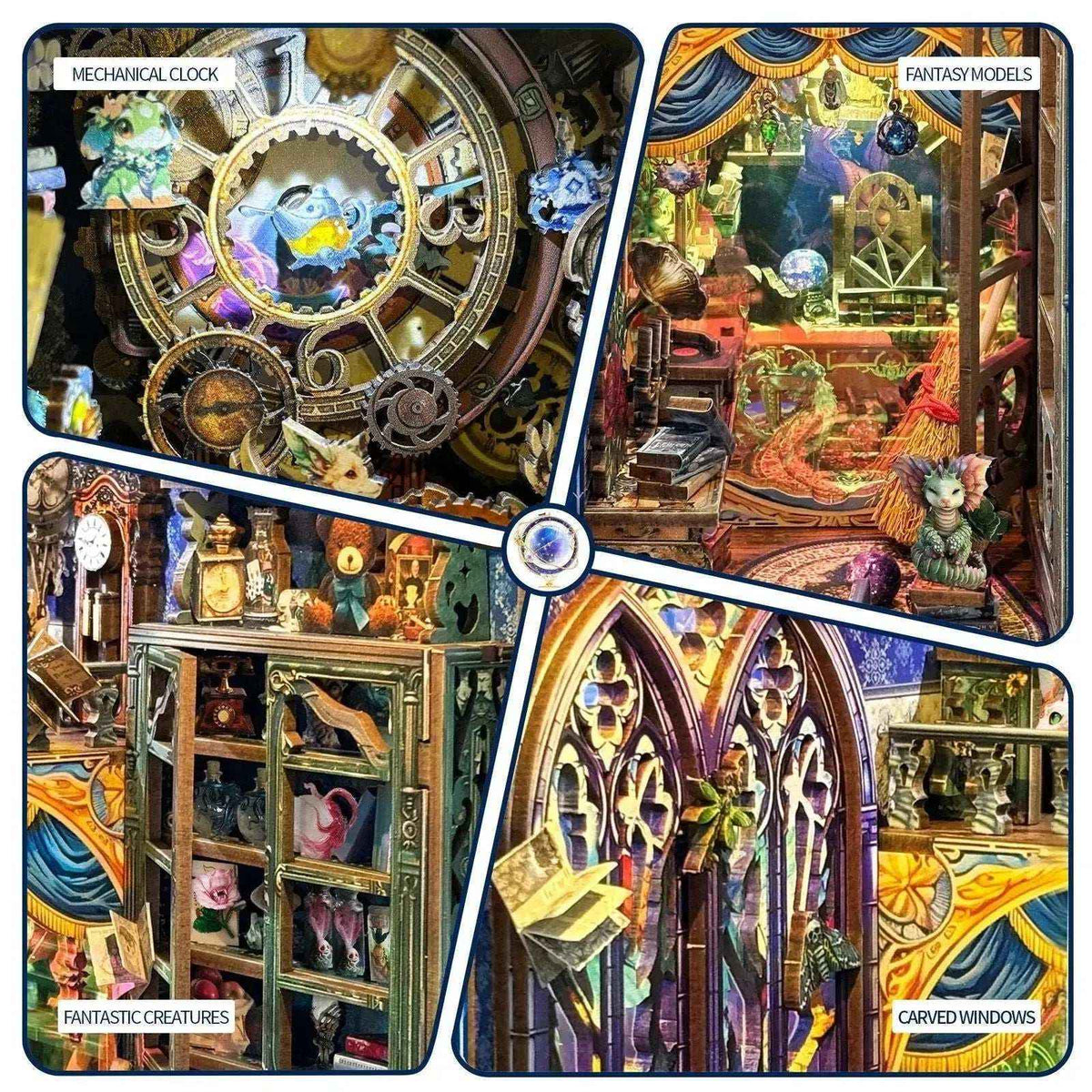 Fantasy Store Book Nook - inside details