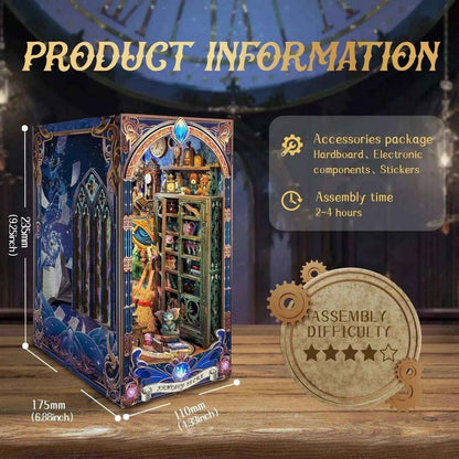 Fantasy Store Book Nook - dimensions