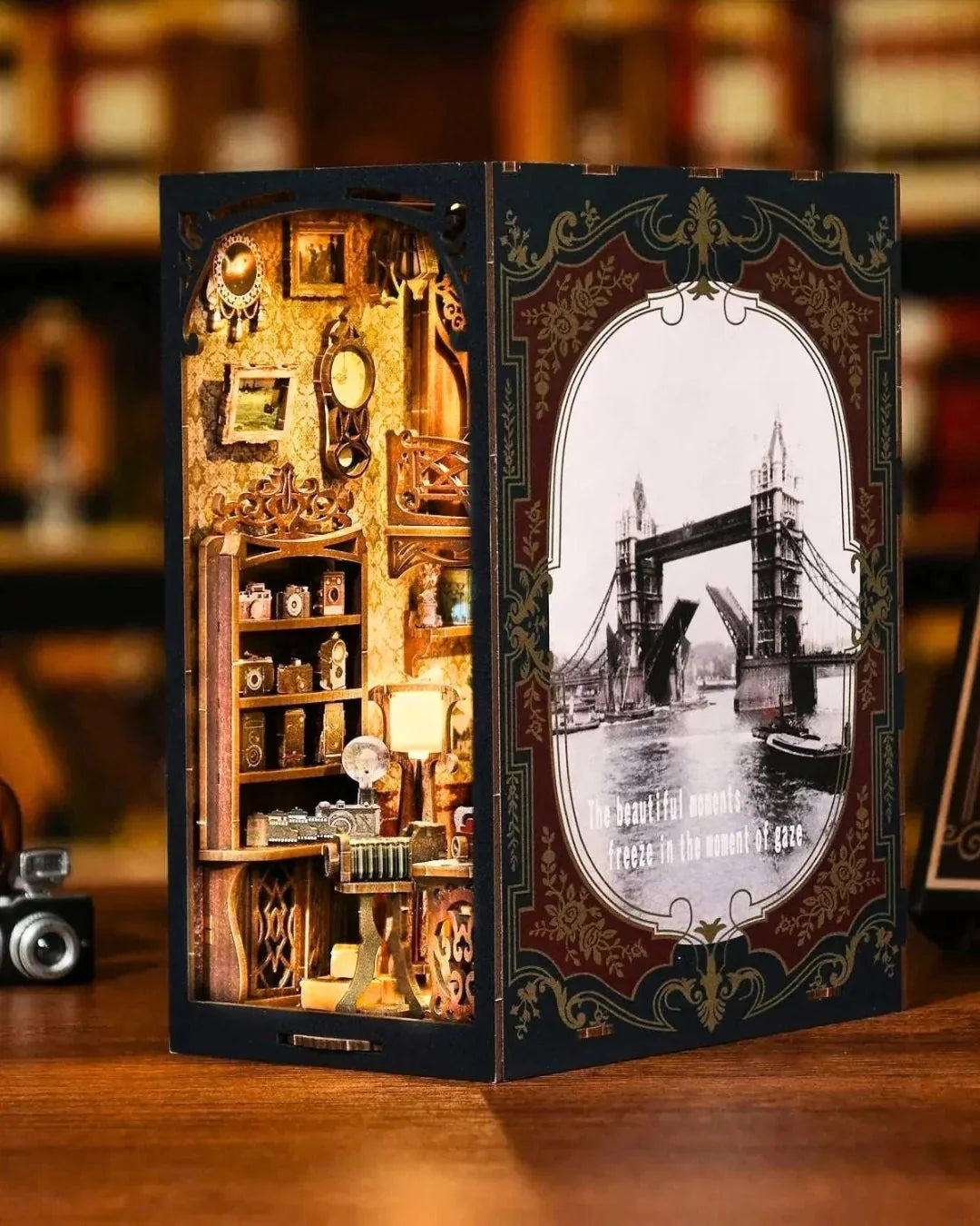 Film Darkroom Book Nook - side view