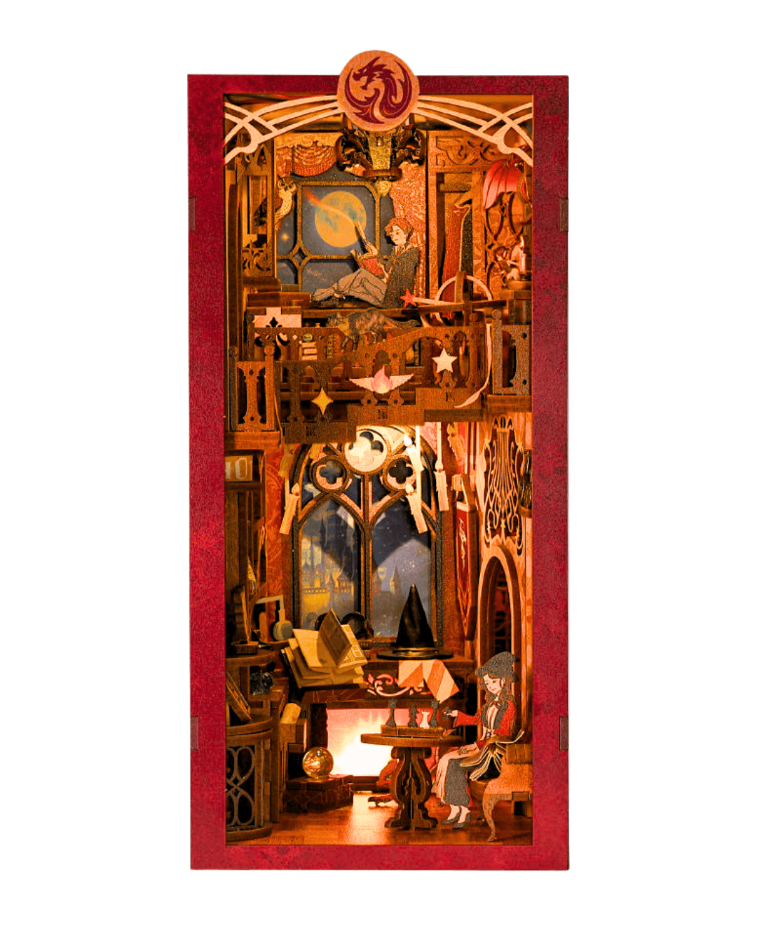 Flame Common Room Book Nook