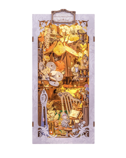 Flower Forest Concert Book Nook (with fairy musicians)