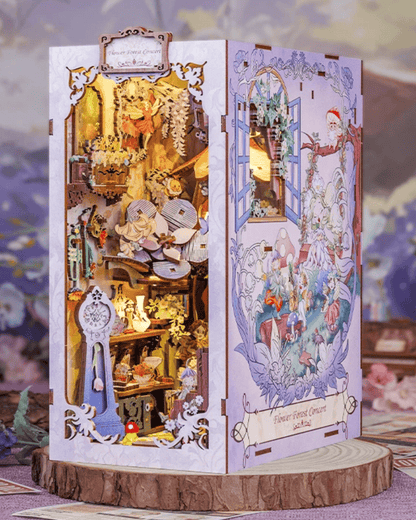 Flower Forest Concert Book Nook (with fairy musicians)