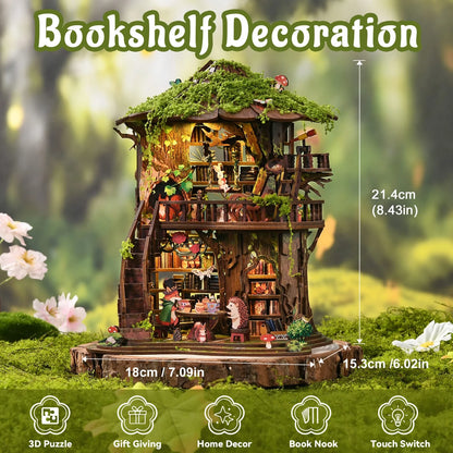 Forest Tea Book Club Book Nook - features