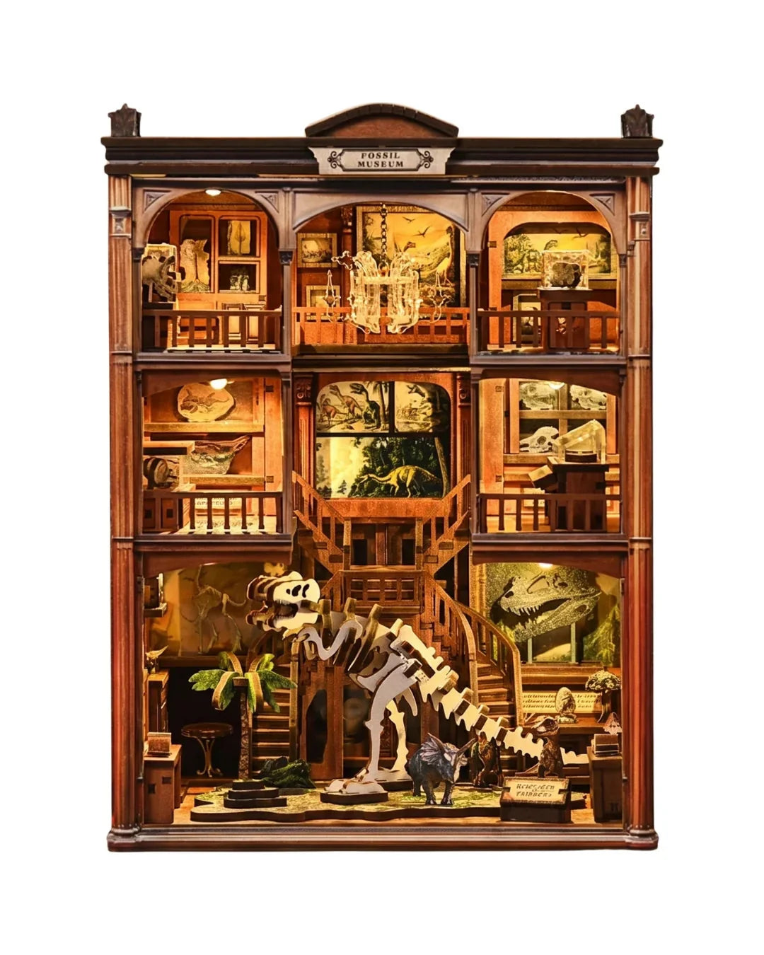 Fossil Museum Book Nook - front view