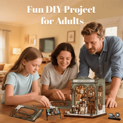 Gallery Bookstore Miniature House - 246 pcs