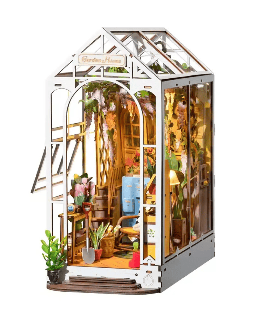 Garden Greenhouse - Dollhouse Book Nook Kit