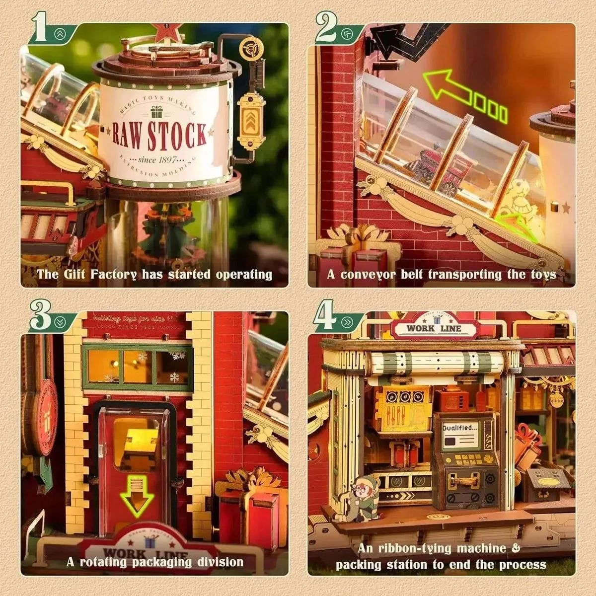 Gift Factory Book Nook - how it works