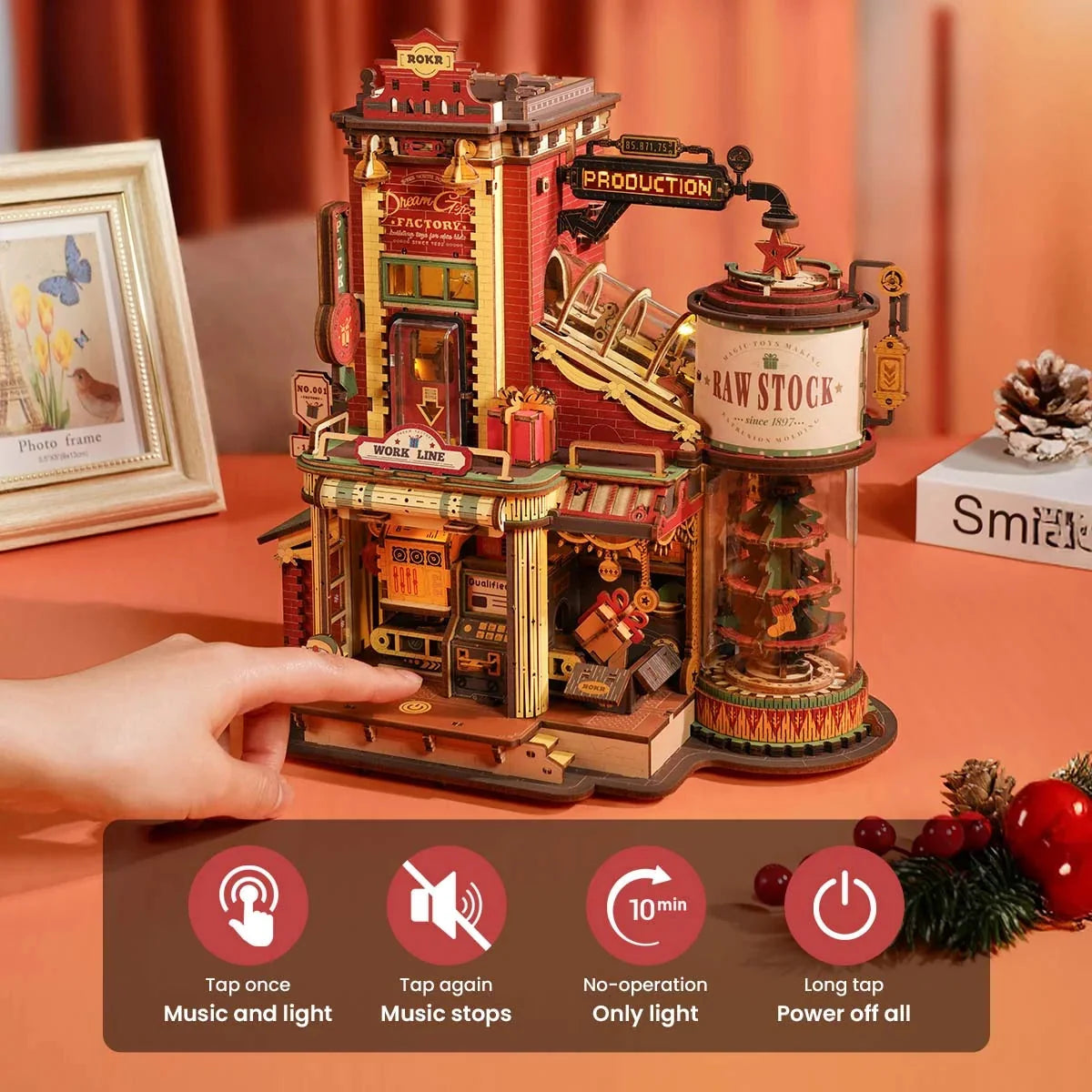 Gift Factory Book Nook - touch controls