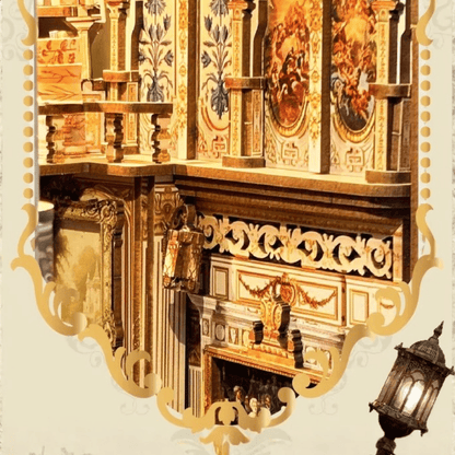 Gorgeous Manor Book Nook - Palace Library | 403 pcs