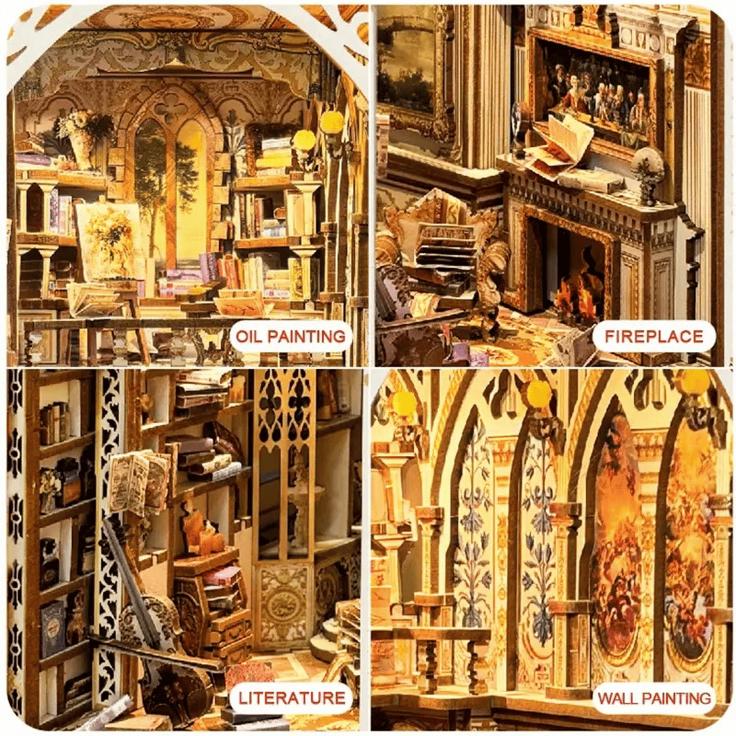 Gorgeous Manor Book Nook product details