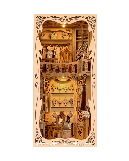 Gorgeous Wardrobe of Duchess Book Nook - front view