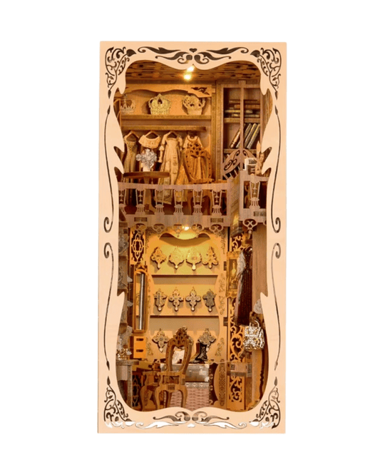 Gorgeous Wardrobe of Duchess Book Nook - front view