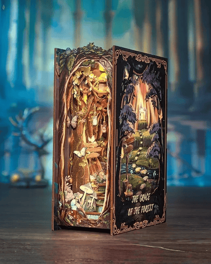 Grace of the Forest with unicorns - Book Nook