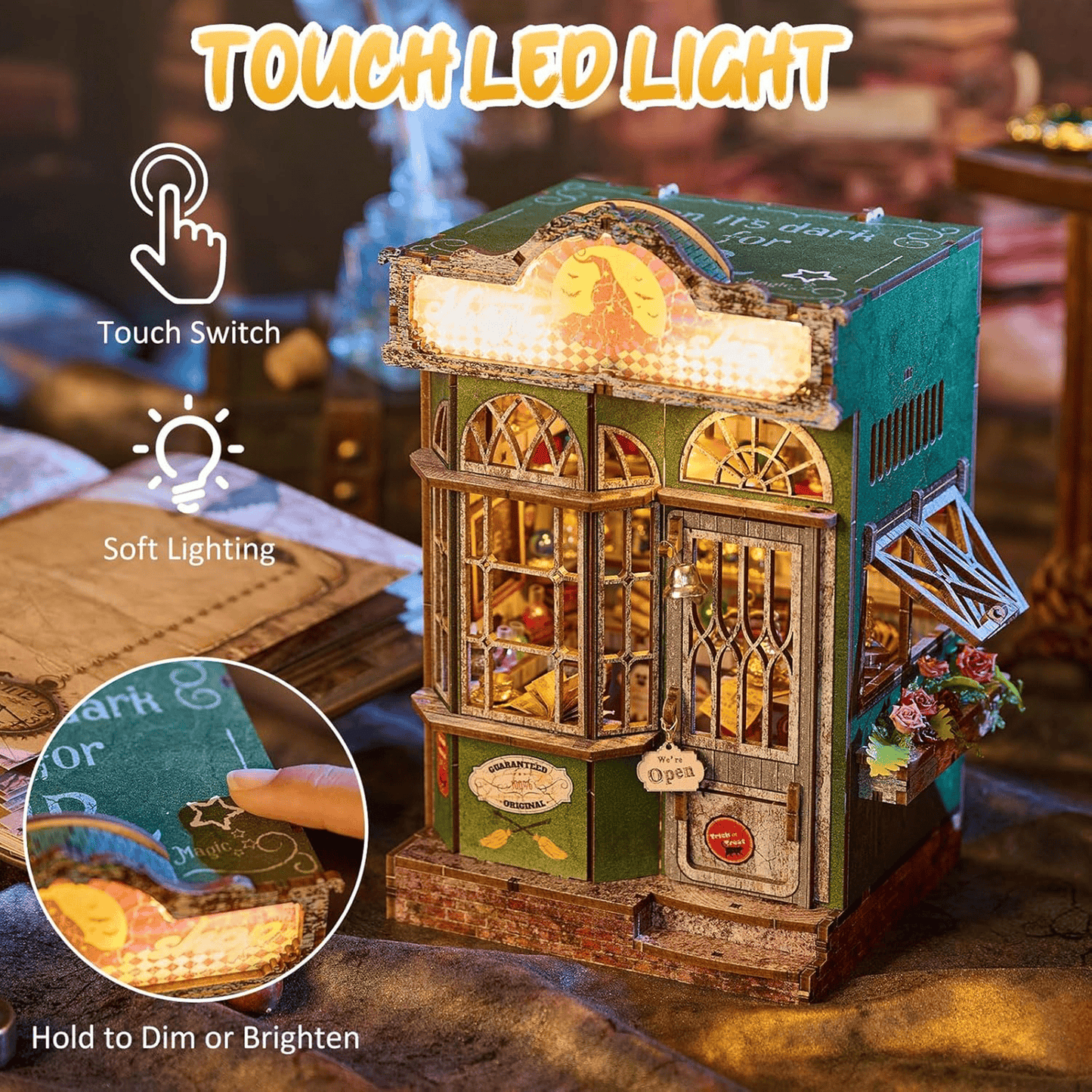 Green Magic Shop Miniature House - Potion Shop, 322 pcs