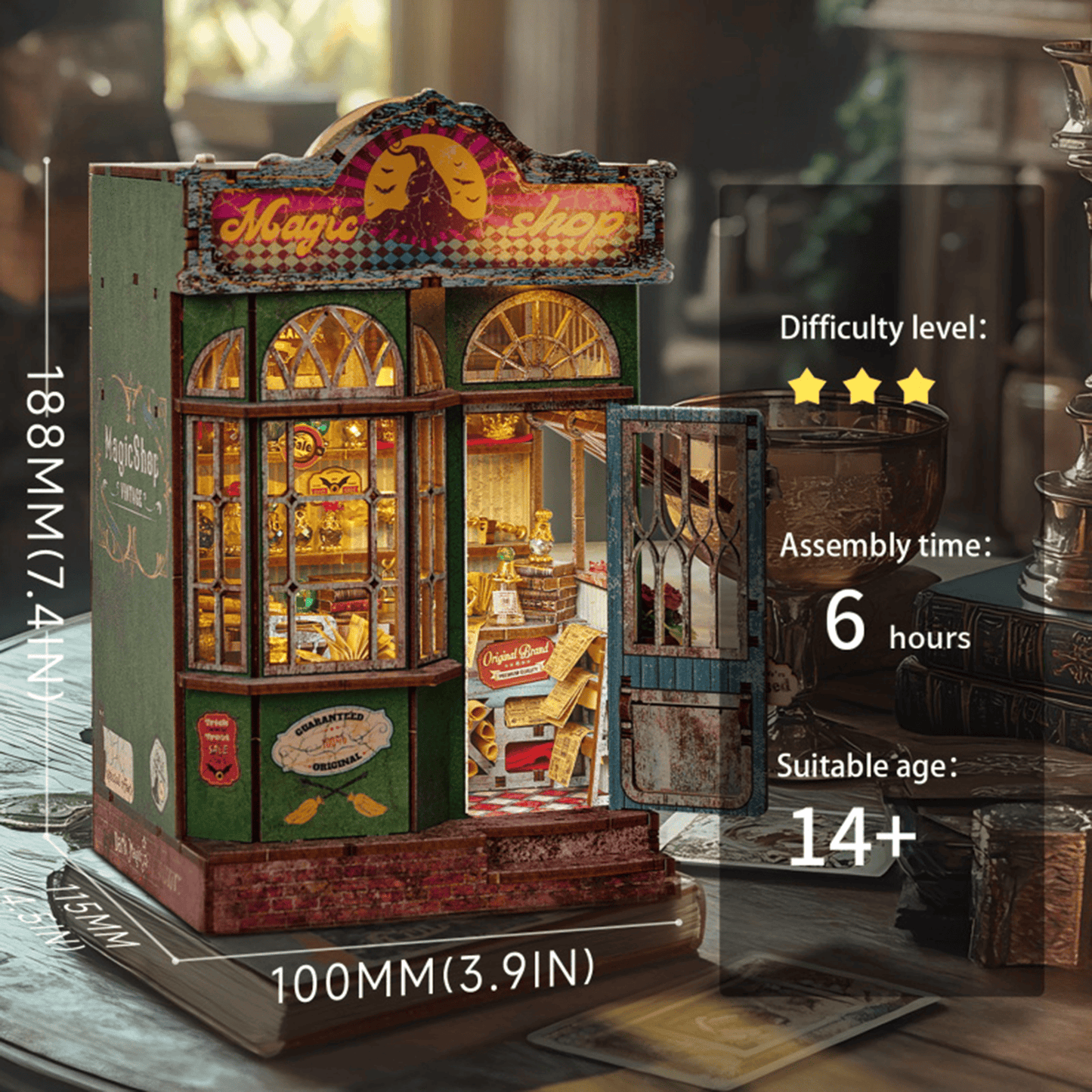 Green Magic Shop Miniature House - Potion Shop, 322 pcs