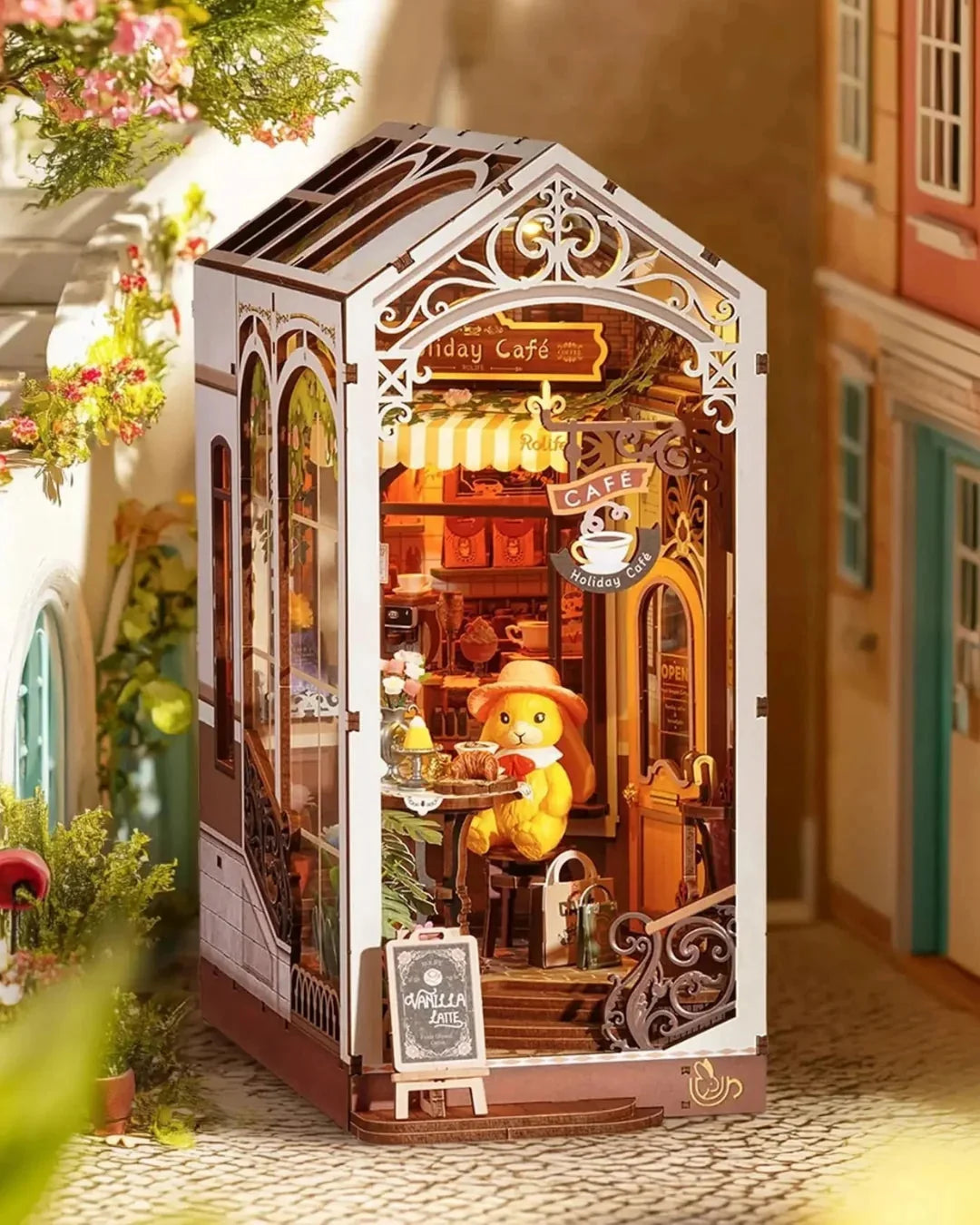 Holiday Café Book Nook - side view