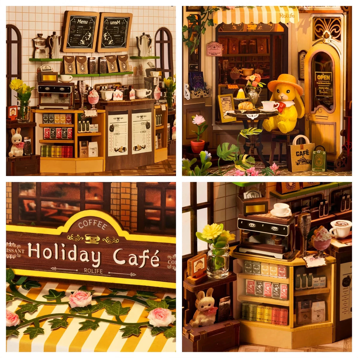 Holiday Café Book Nook - details