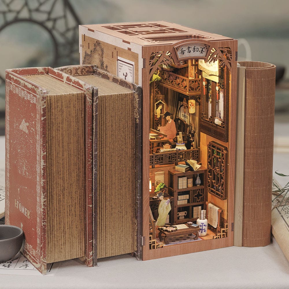 Traditional Chinese bookstore Book Nook Kit