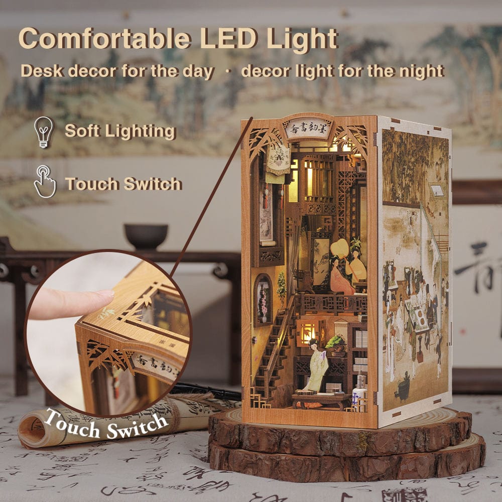 Traditional Chinese bookstore Book Nook Kit