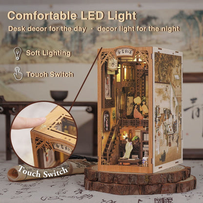 Traditional Chinese bookstore Book Nook Kit