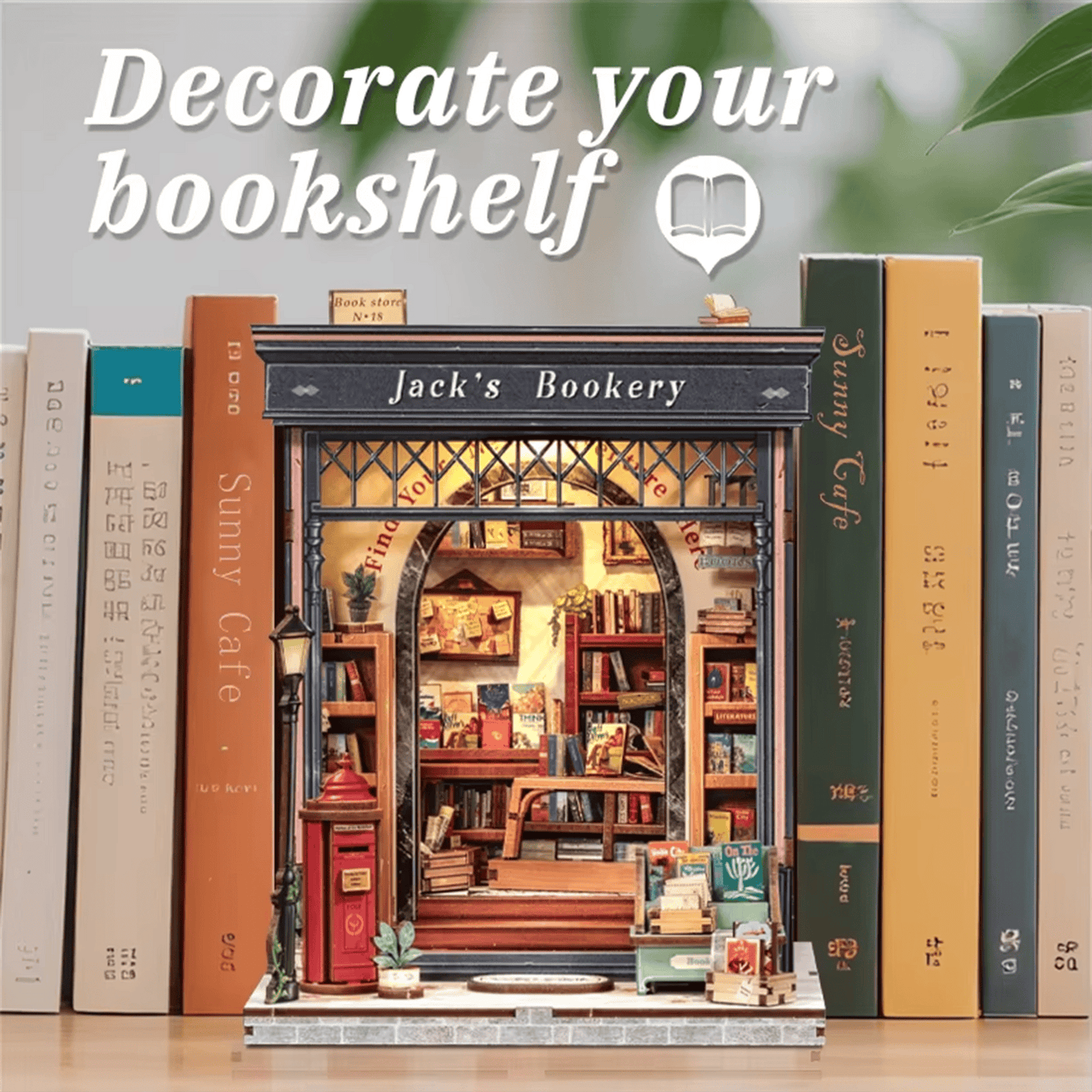 Jack's Bookery Miniature House (with LED) - 330 pieces