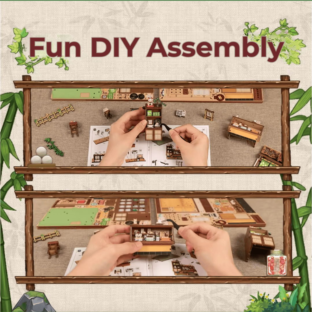 Japanese Sweets Shop - DIY Miniature house Kit