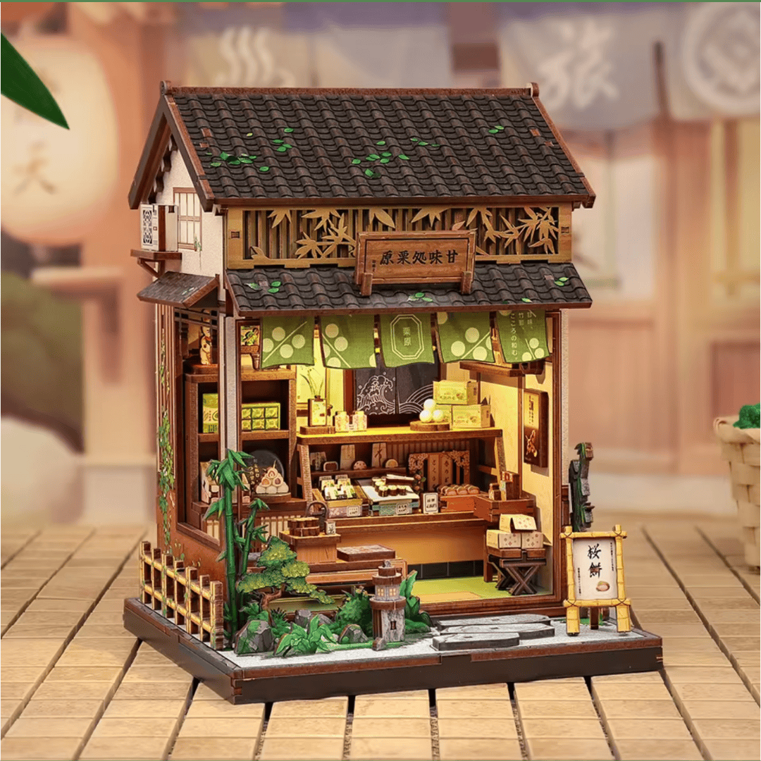 Japanese Sweets Shop - DIY Miniature house Kit