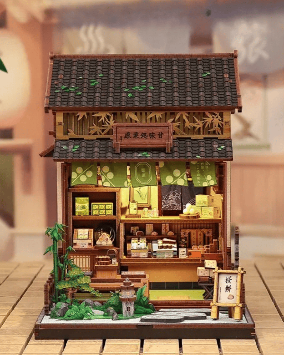 Japanese Sweets Shop - DIY Miniature house Kit