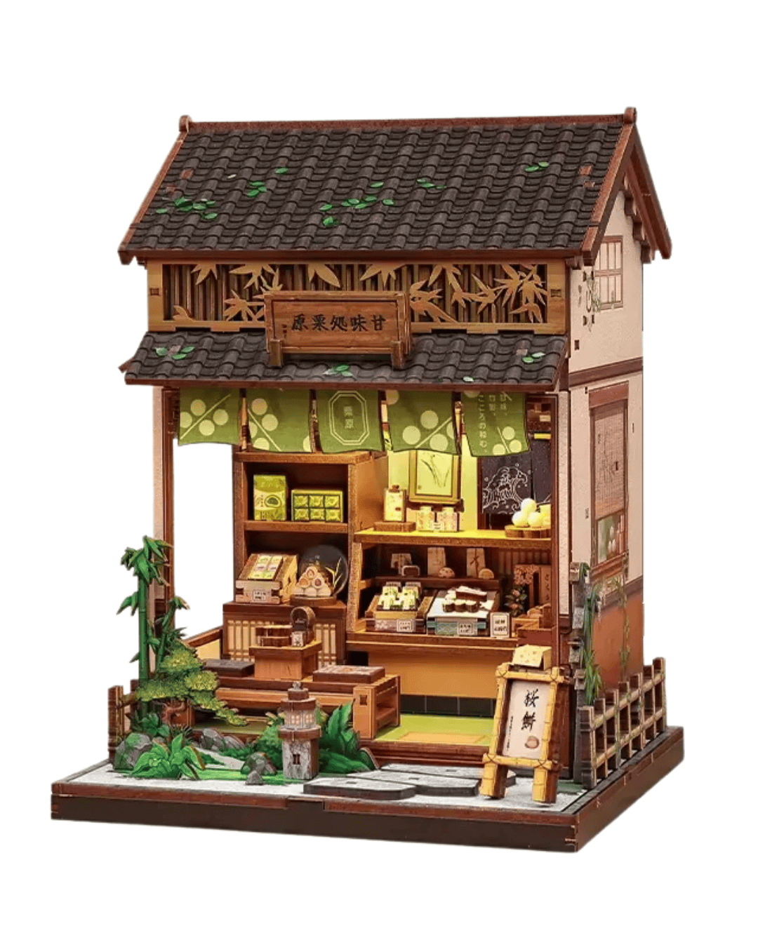 Japanese Sweets Shop - DIY Miniature house Kit