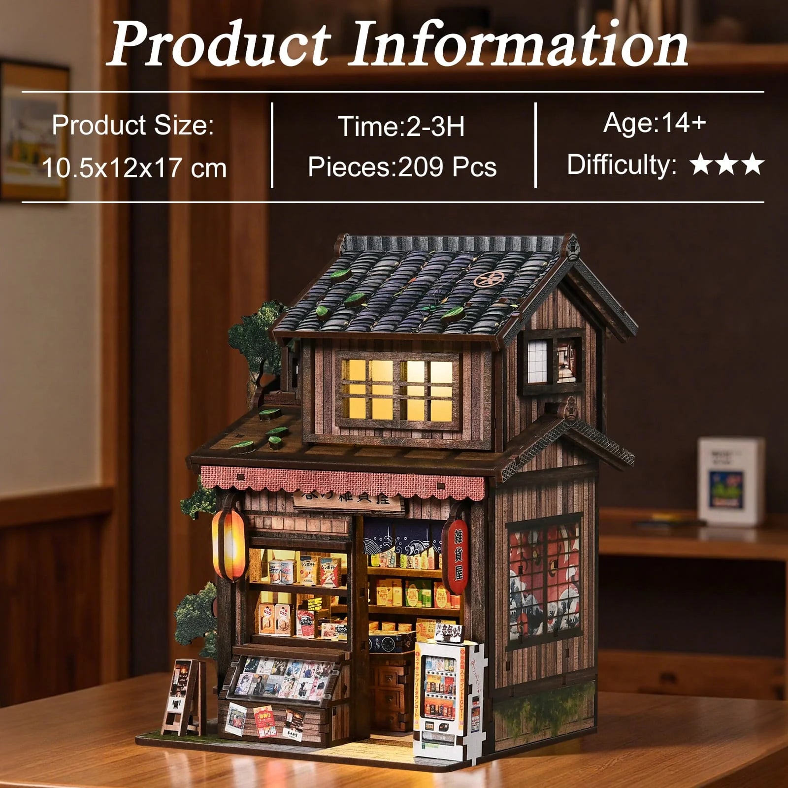 Kasuga Grocery Store Book Nook - features