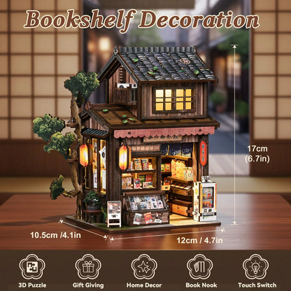 Kasuga Grocery Store Book Nook - dimensions