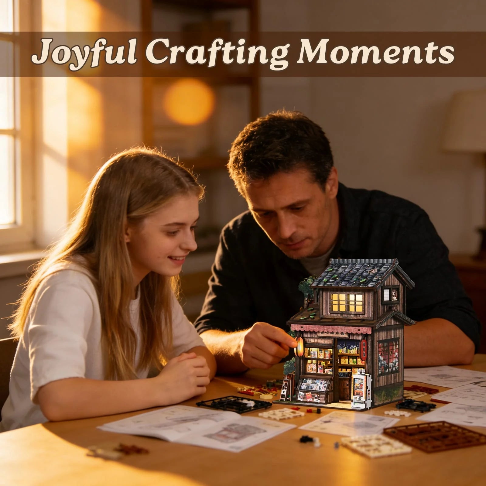 Kasuga Grocery Store Book Nook - with a builder
