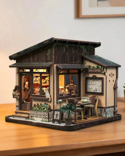 Kissa Coffee Book Nook - side view