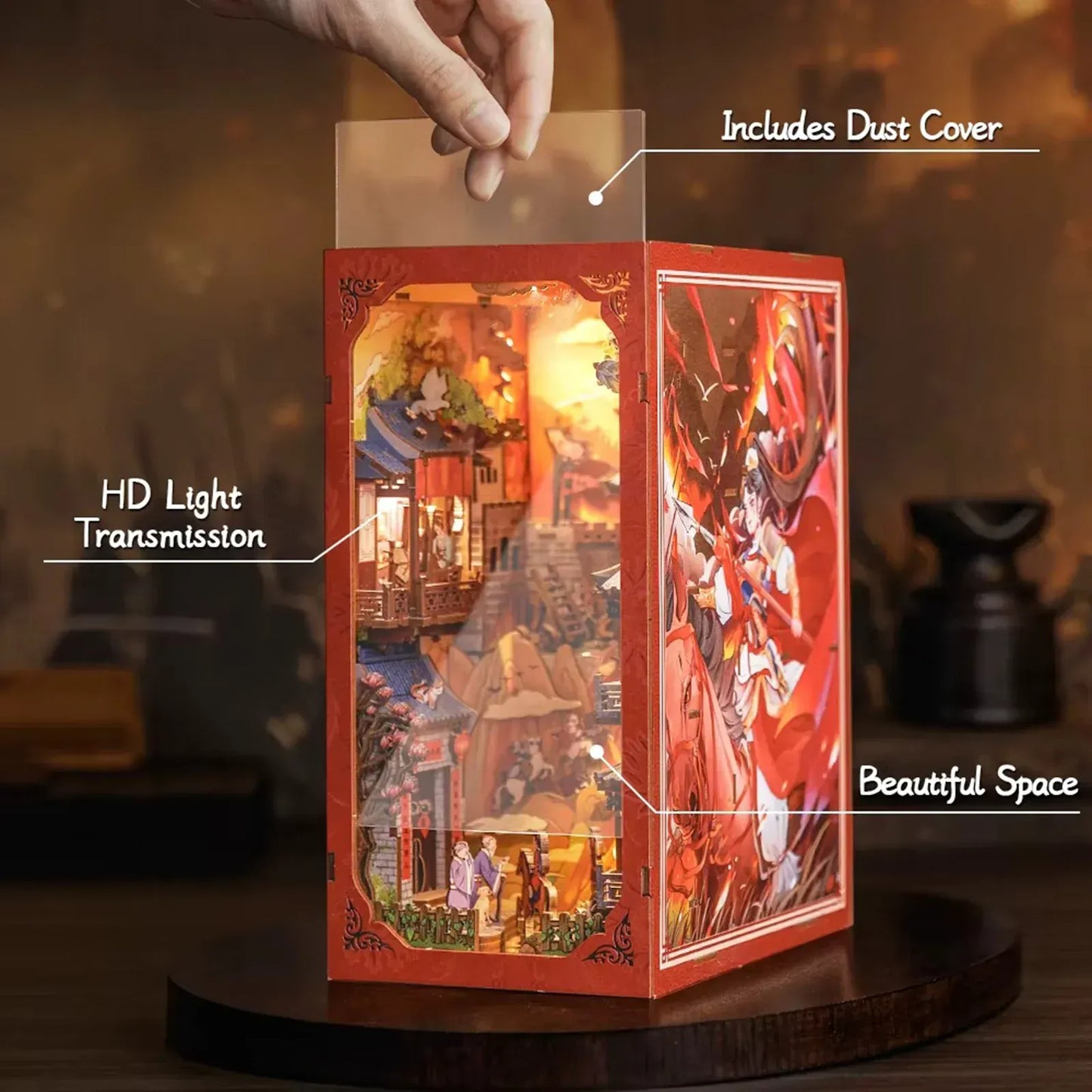 Mulan Legend-Inspired Book Nook (298 pcs)