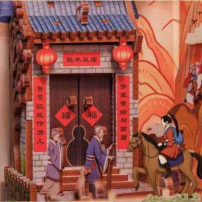 Mulan Legend-Inspired Book Nook (298 pcs)