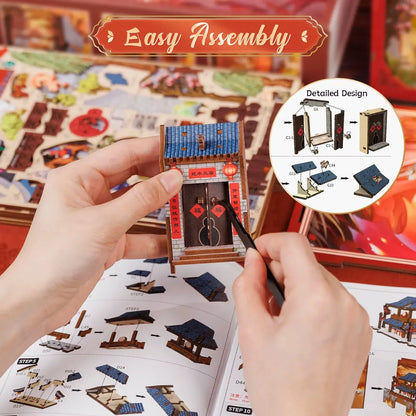 Mulan Legend-Inspired Book Nook (298 pcs)