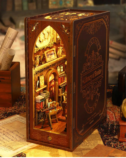 Library of Books Book Nook - book cover